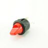 MIRS-101-9H Выключатель круглый тумблерного типа 3pin ON-OFF с подсветкой 12V Красный