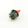 MIRS-101-9H Выключатель круглый тумблерного типа 3pin ON-OFF с подсветкой 12V Красный
