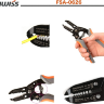 KIT-SN-2549-PRO Инструмент обжимной профессиональный для опрессовки клемм со сменными губками (набор) + инструмент для зачистки провода