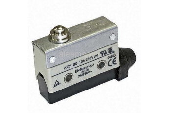 AZ-7100 Путевой выключатель с коротким толкателем 3pin ON-(ON) 10A 250VAC  IP64 