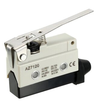 AZ-7120 Путевой выключатель с рычагом 3pin ON-(ON) 10A 250VAC  IP64