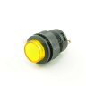 R16-503AD Кнопка круглая Ø16мм 4pin с фиксацией  OFF-ON крепится гайкой с подсветкой 3V светодиод Желтый