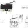 KW10-Z3P Концевой микропереключатель с изогнутым рычагом (планкой) 3pin C-NO-NC 1A 125V