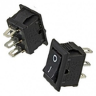 KCD5-101-B/3P (SMRS-102-1) Выключатель клавишный малый перекидной 15x10,5mm 3pin ON-ON 220V 3A Черный