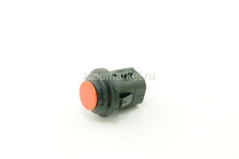 KA6-11-FAA Кнопка с пластиковым корпусом круглая Ø14мм с фиксацией 2pin OFF-ON  крепится на защелках 3A 250V Красная IP-55