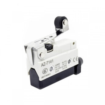 AZ-7141 Путевой выключатель с коротким рычагом и роликом 3pin ON-(ON) 10A 250VAC  IP64