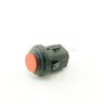 KA6-12-FAA Кнопка с пластиковым корпусом круглая Ø14мм без фиксации 2pin OFF-(ON)  крепится на защелках 3A 250V Красная IP-55