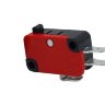 V-15-1C25 (MCS-01-00A) Концевой средний переключатель с кнопкой 3pin C-NO-NC под клеммы 4.8мм 15A 250V